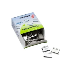 AbilityOne Skilcraft #40 Medium Clam Clips, Silver, 50/Box (NIB013174228) Online
