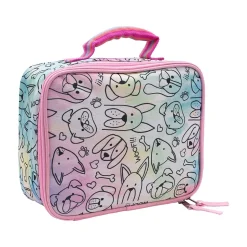 Accessory Innovations Dogs' Life Lunch Bag, Tie-Dye Pink, 7.2 oz. (B23GC56634-ST)