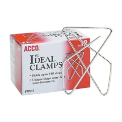 ACCO Ideal Butterfly Clamps, #1, Silver, 12/Box (A7072610) Hot