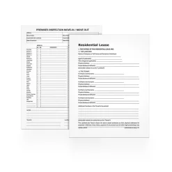Adams Carbonless Rental Applications, 8.5