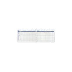 Adams Home and Office Budget Record Journal, Ruled, Blue (AFR31)