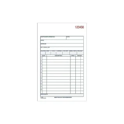 Adams 3-Part Carbonless Sales Orders, 7.19"L x 4.19"W, 50 Sets/Book (TC4705)