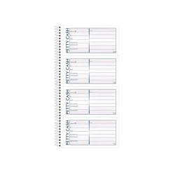 Adams 2-Part Petty Cash Carbonless Receipts Book, 2.75" x 5", 200 Forms/Book (ABF SC1156)