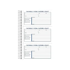 Adams Phone Message Pad, 5.5" x 8.5", Ruled, White, 100 Sheets/Pad (SC8603D) Best