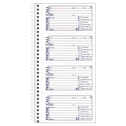 Adams Phone Message Pad, 5.5" x 11", White, 100 Sheets/Pad, 2 Pads/Pack (SC1154-2D) Hot