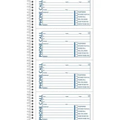 Adams Phone Message Pad, 5.5" x 11", White, 100 Sheets/Pad, 2 Pads/Pack (SC1154-2D) Hot