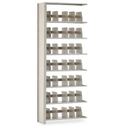 Add-on Unit for Snap-Together Open Shelving, 7-Shelves, 88"H x 36"W