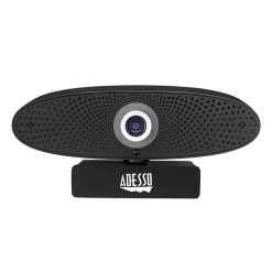Adesso CyberTrack C100 HD 3840 x 2160 Webcam, 8 Megapixel, Black (Cybertrack C100)