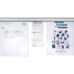 Advantus Grip-A-Strip Display Rail, 96”L x 1.5”H (2015)