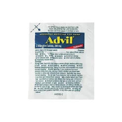 Advil 200mg Ibuprofen Pain Reliever Tablet, 2/Packet, 30 Packets/Box (64008/7012-30)