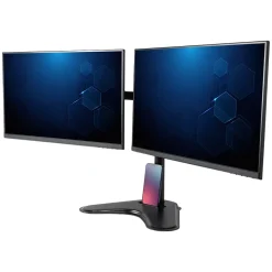 Allsop Adjustable Dual Monitor Arms, Up to 32" Monitor, Black (32628)