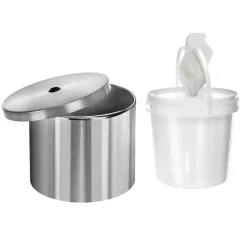 Alpine Industries Universal Wall Mounted Wet Wipe Dispenser, Stainless Steel (4777-W)