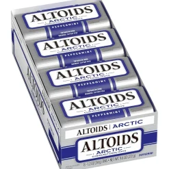 Altoids Sugar Free Peppermint Mints, 9.6 oz., 8 Pieces/Pack, 8/Box (209-00488)