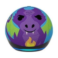 Amazon Echo Dot (5th Gen) Kids Bluetooth, Wi-Fi Wireless Smart Speaker, Dragon (B09B96PMLY)