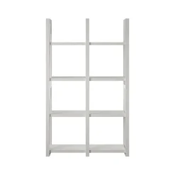 Ameriwood Crestwood 60"H 8-Shelf Bookcase, White (4465013COM)