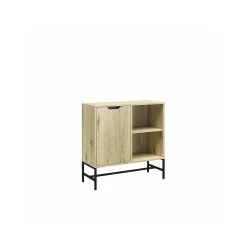Ameriwood Modine 30"H 2-Shelf Bookcase with Adjustable Shelf, Natural (3483912COM)