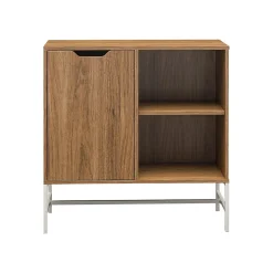 Ameriwood Modine 30"H 2-Shelf Bookcase with Adjustable Shelf, Walnut (3483905COM)