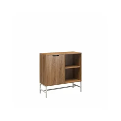Ameriwood Modine 30"H 2-Shelf Bookcase with Adjustable Shelf, Walnut (3483905COM)