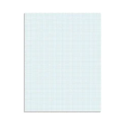 Ampad Graph Writing Pad 8-1/2x11", Quad Ruling Graph Paper, 8 Squares/Inch, White, 50 Sheets/Pad Online