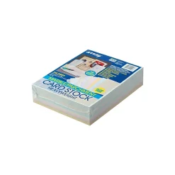 Array 65 lb. Cardstock Paper, 8.5" x 11", Assorted Colors, 250 Sheets/Pack (PAC101196)