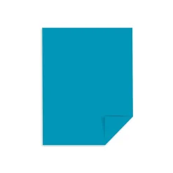 Astrobrights 65 lb. Cardstock Paper, 8.5" x 11", Celestial Blue, 250 Sheets/Pack (WAU22861)