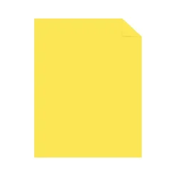 Astrobrights Punchy Pastels 8.5" x 11" Colored Paper, 24 lbs., Lively Lemon, 200 Sheets/Pack (91739)