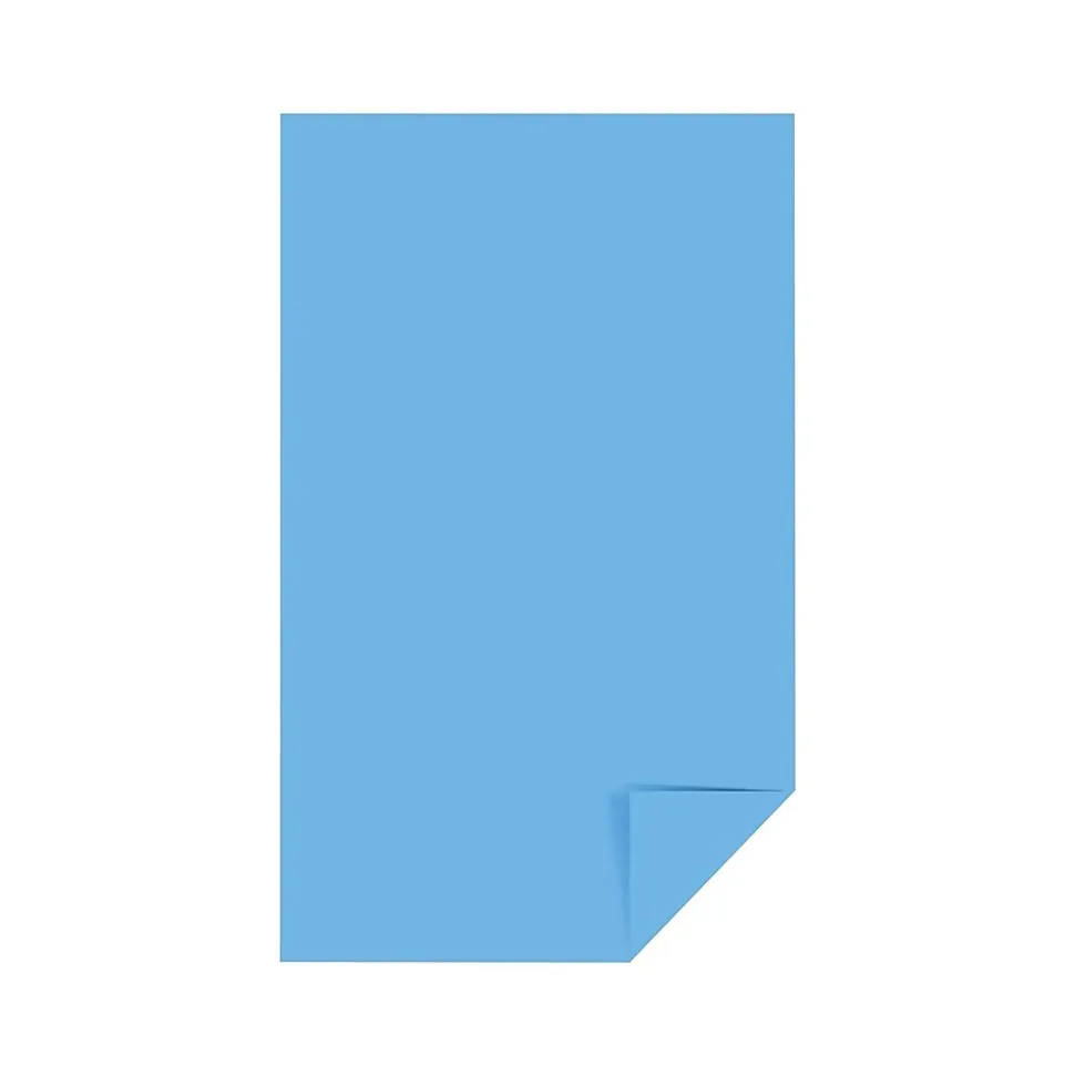 Astrobrights 30% Recycled 8.5" x 14" Multipurpose Paper, 24 lbs., Lunar Blue, 500/Ream (22522)