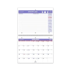 AT-A-GLANCE 2025 11" x 8.5" Monthly Wall Calendar, White/Purple (PM170-28-25) Discount