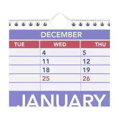 AT-A-GLANCE 2025 15.5" x 22.75" Three-Month Wall Calendar (PM6-28-25) Hot