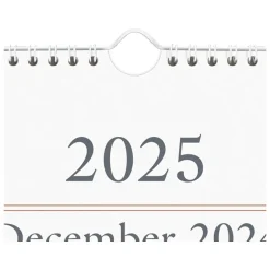 AT-A-GLANCE 2025 12" x 27" Three-Month Wall Calendar, White/Black (SW115-28-25) Best