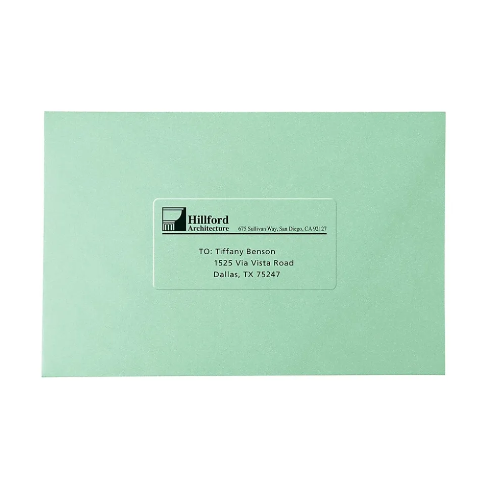 Avery Address Labels for Copiers, 1" x 2-13/16", Clear, 2,310 Labels/Pack (5311)