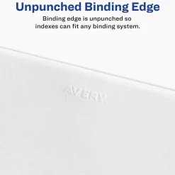 Avery Allstate Pre-Printed 126-150 Paper Divider, White, Set (01706) Sale