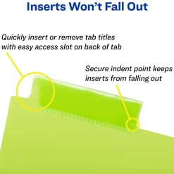 Avery Big Tab Insertable Plastic Divider, 8 Tabs, Multicolor, 1 Set (11901) Sale