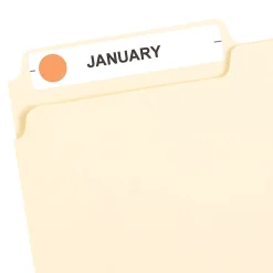 Avery Color-Coding Labels, 1/2 " Dia, Neon Orange, Non-Printable, 840 Labels/Pack (5062) Outlet