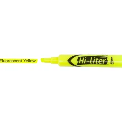 Avery Hi-Liter Tank Highlighters, Chisel, Yellow, Dozen (98035) New