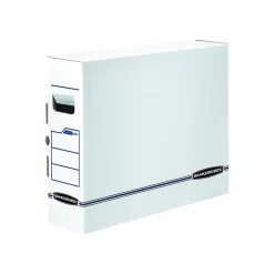 Bankers Box® Bankers Box Corrugated File Storage Boxes, X-Ray Size, White/Blue, 6/Carton (00650) Clearance