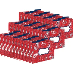 Barker Creek Bandana Letter-Size File Folders, 36/Set (BC3916) Best