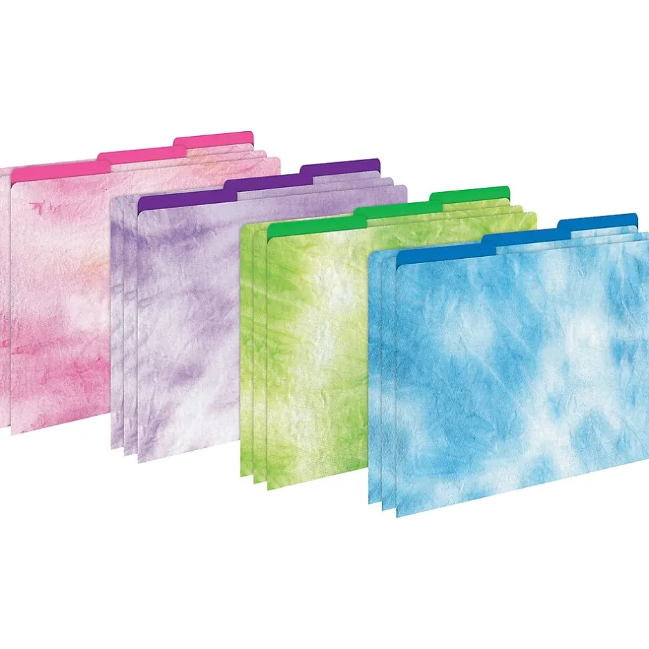 Barker Creek Blue Ombré File Folder, 1/3-Cut Tab, Letter Size, Assorted, 107/Set (152) Online