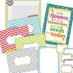 Barker Creek Chevron Beautiful Office/Classroom Set, 109 Pieces/Set (BC6003) Online