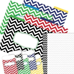 Barker Creek Chevron Nautical On-Trend Organizer Set, 92/Set (4093) Online
