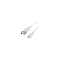 Belkin BOOST CHARGE 6.56' Lightning to USB A Cable, White (CAA001BT2MWH)