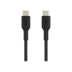 Belkin BOOST CHARGE 6.56' USB Type-C to Type-C Power Cable, Male to Male, Black (CAB004BT2MBK)