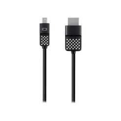 Belkin F2CD080BT12 12' Mini DisplayPort/HDMI Audio/Video Cable, Black