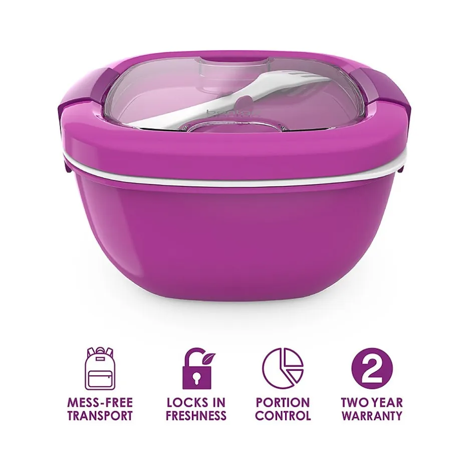 bentgo Salad Container, Purple, 54 oz. (BGOSAL-P) Best