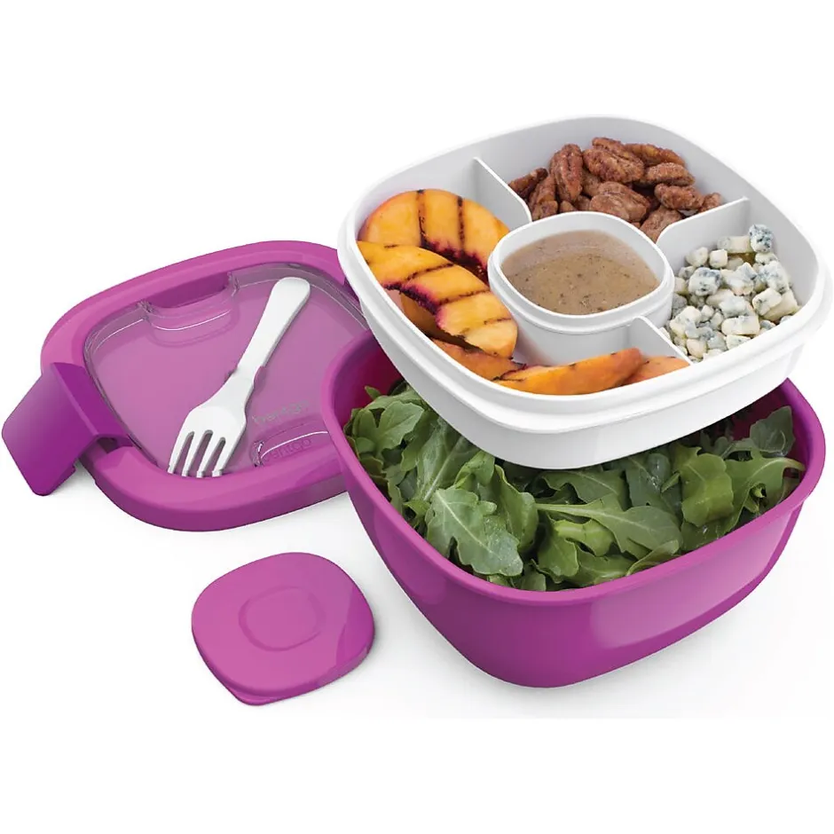 bentgo Salad Container, Purple, 54 oz. (BGOSAL-P) Best