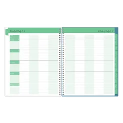 Blue Sky Floral Ditsy Dapply Light Weekly & Monthly Lesson Planner, 8.5" x 11" (132002-A23)