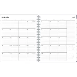 Blue Sky 2025 Rue Du Flore 8" x 10" Monthly Planner, Plastic Cover, Green/Gray (101605-25) Best