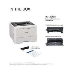Brother HL-L5210DW Business Monochrome Laser Printer with Duplex Printing and Wireless Networking