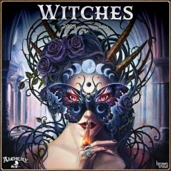 BrownTrout 2025 Alchemy Witches OFFICIAL 12" x 24" Monthly Square Wall Calendar (9781975483098) Online