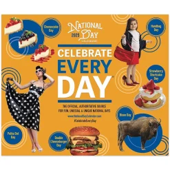 BrownTrout 2025 National Day 6" x 5" Day-to-Day Desktop Box Calendar (9781975479367) Discount